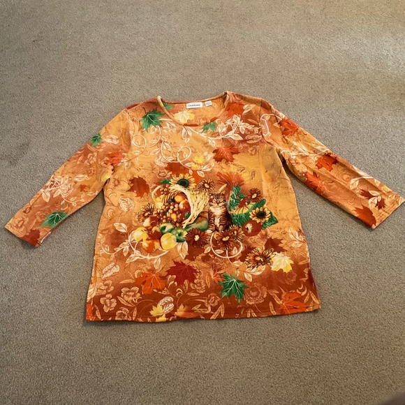 size XL, bust up to 44” inches, new condition, cat 🐈⬛ and cornucopia shirt - Picture 5 of 6